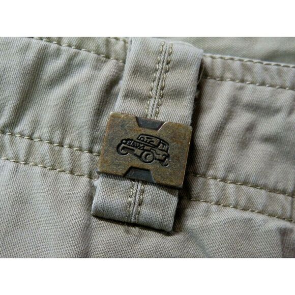 Mens Jeep Jalopy Cargo Pants Hiking Size 36x32 Cotton Brown Photography‎ Pockets - Picture 5 of 9